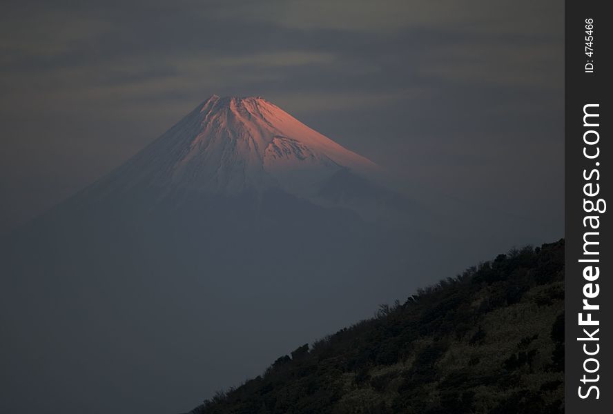 The morning sunshine at Mt, fuji. The morning sunshine at Mt, fuji