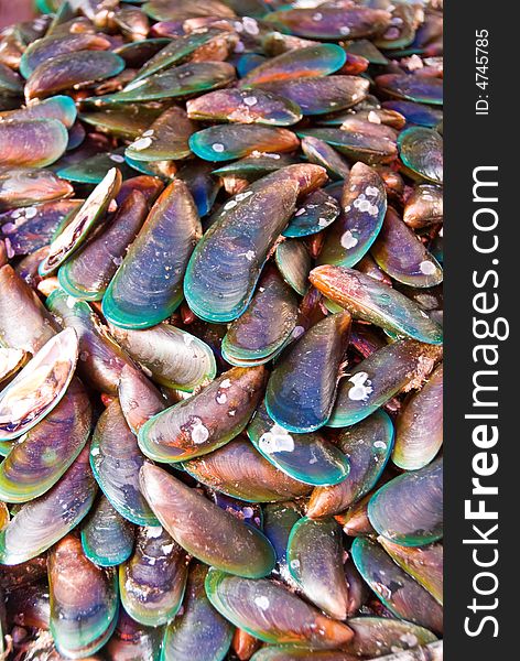 Seafood for sale at asian marketplace. Seafood for sale at asian marketplace