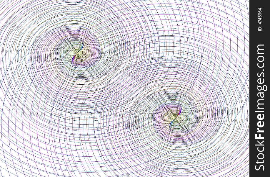 Abstract colorful background with curves. Abstract colorful background with curves