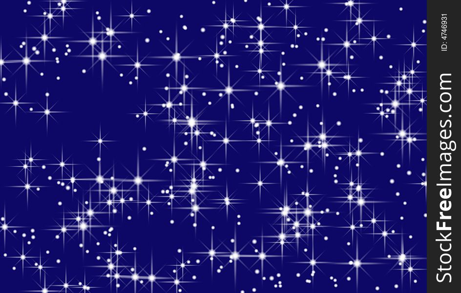 Abstract white stars texture background