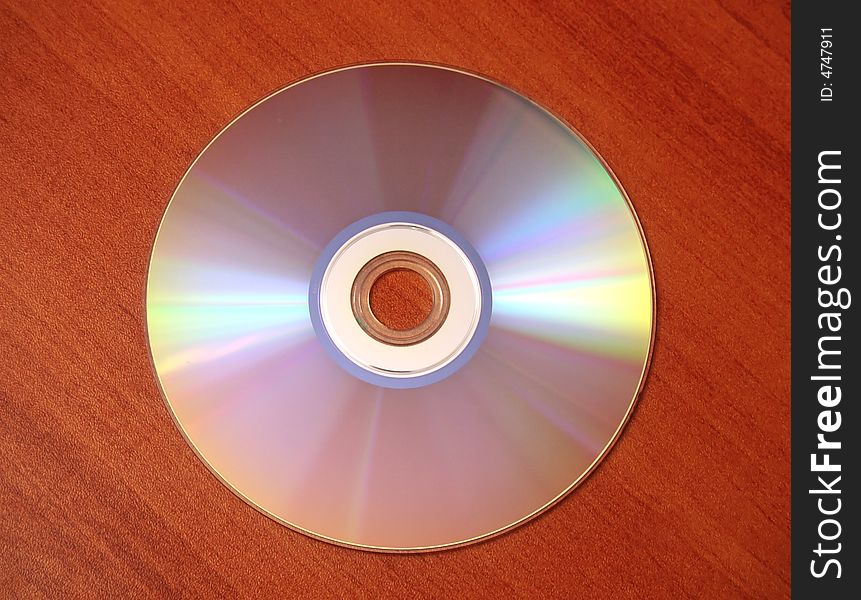 Compact disc on the office table. Compact disc on the office table