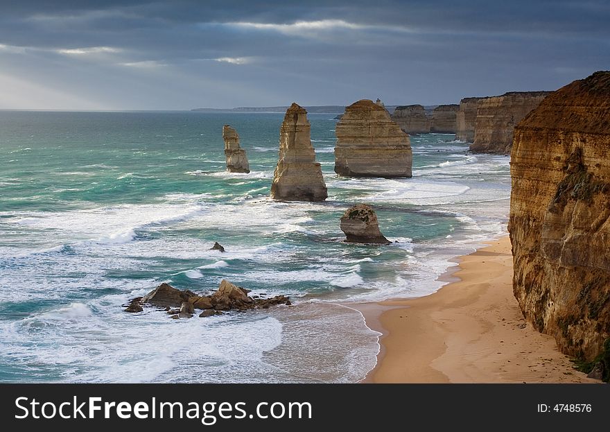 Twelve Apostles in Victoria - South Australia.
