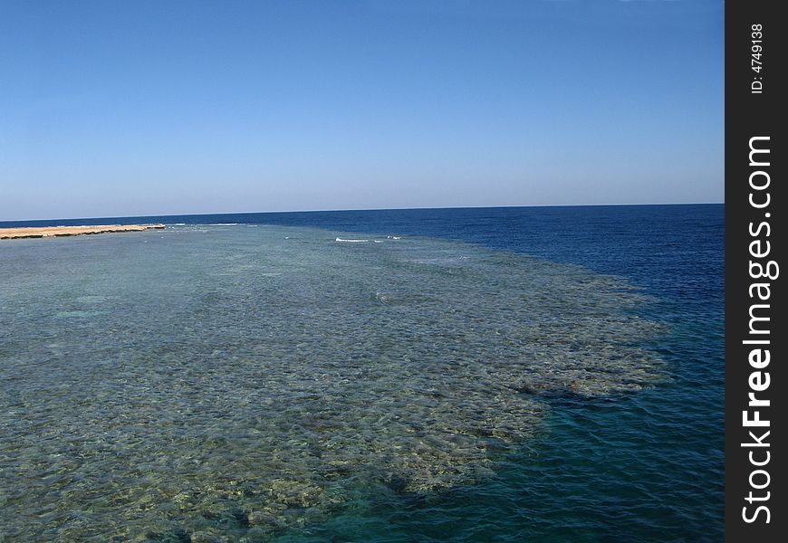 Small cay in the Red Sea. Egypt