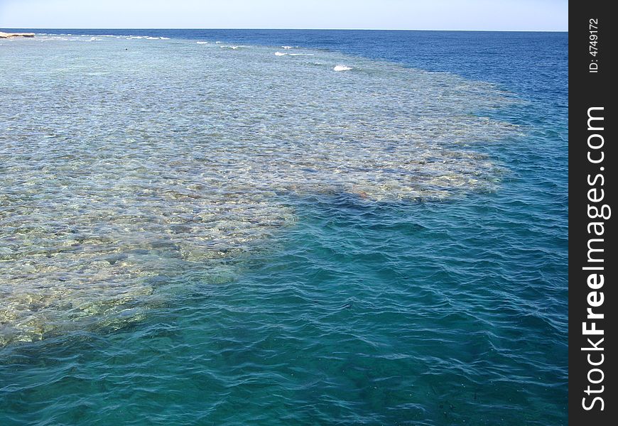 Small cay in the Red Sea. Egypt