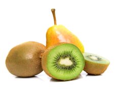 Pear And Kiwi Stock Photography Pear And Kiwi Stock Photography