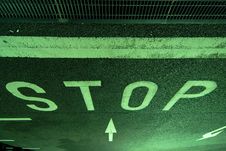 Stop On Parking Royalty Free Stock Photo Stop On Parking Royalty Free Stock Photo