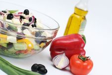 Multi-coloured Vegetables For Salad Stock Photo Multi-coloured Vegetables For Salad Stock Photo