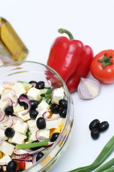 Multi-coloured Vegetables For Salad Stock Photo Multi-coloured Vegetables For Salad Stock Photo