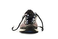 Old Running Shoes Isolated On White Royalty Free Stock Images Old Running Shoes Isolated On White Royalty Free Stock Images