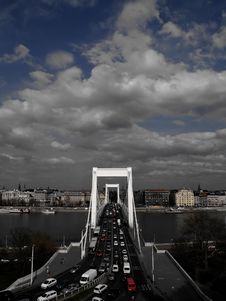 Bridge Over The Danube Royalty Free Stock Photo