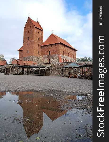 Inner court of Trakai castle