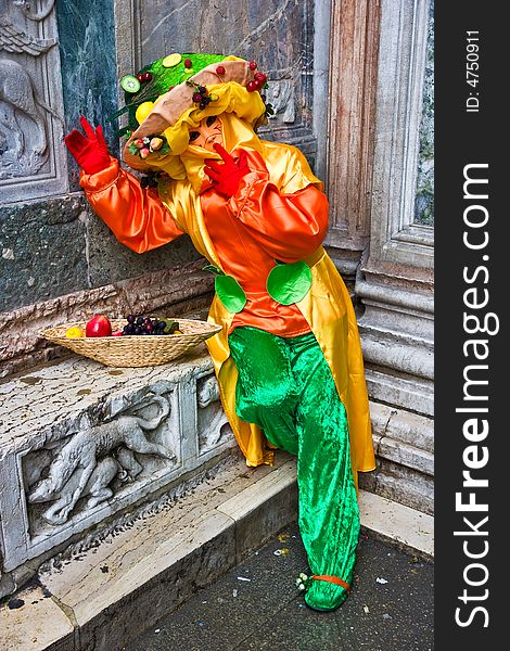 Fruit Mask, Venice Carnival.