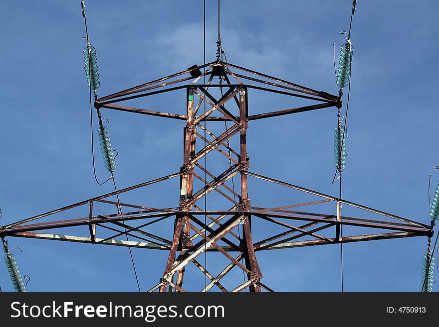 Rusty Electricity Pylon