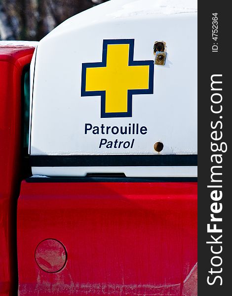 A Rescue Patrol Vehicle For A Ski Resort