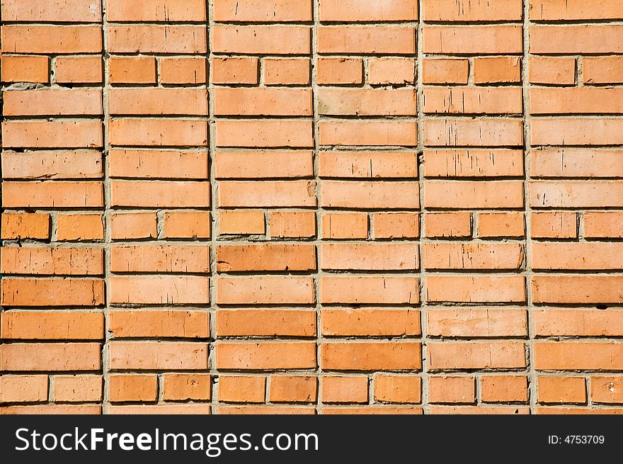 Texture of old brick wall. Some grades of a brick.