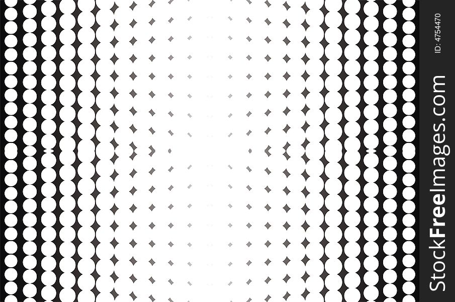 Abstract black and white dotted background. Abstract black and white dotted background