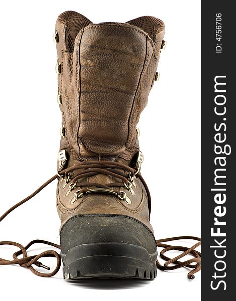 Hunting boot isolated on white background