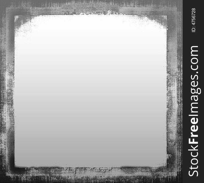 Mix of smooth shiny metallic finish silver gray gradient with a rough grunge border background. Mix of smooth shiny metallic finish silver gray gradient with a rough grunge border background.