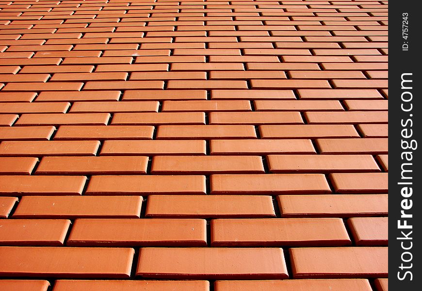 Background of wall from a red brick. Background of wall from a red brick