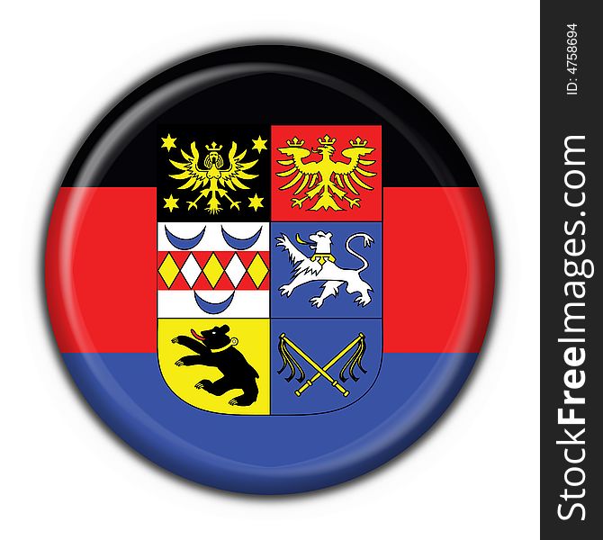 East Frisia Button Flag Round Shape