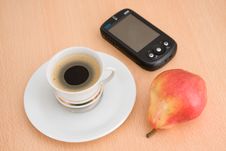 Businessman S Coffee Break Royalty Free Stock Images