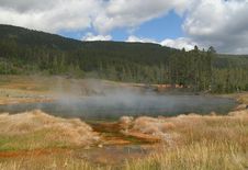 Hot Lake In Yellowstone NP Stock Images Hot Lake In Yellowstone NP Stock Images