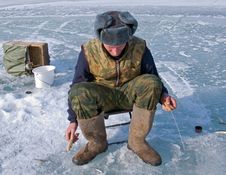 Winter Fishing 12 Royalty Free Stock Photos Winter Fishing 12 Royalty Free Stock Photos