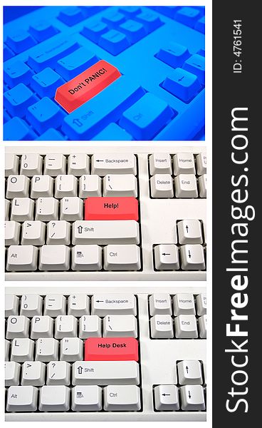 Collage of keyboards. Many more in my portfolio