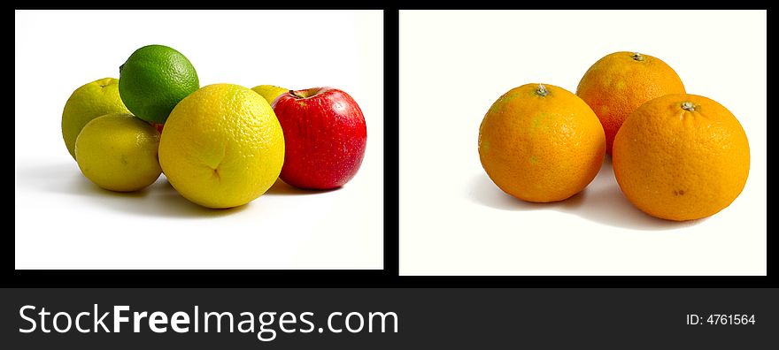 A collection of food pictures with an easily removable background. A collection of food pictures with an easily removable background