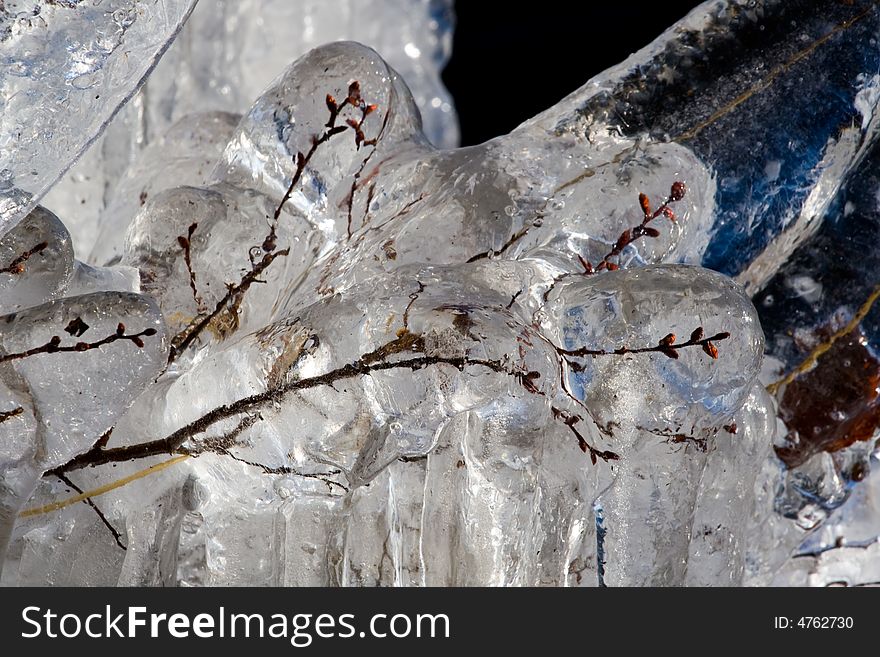 Icicles On A Lake