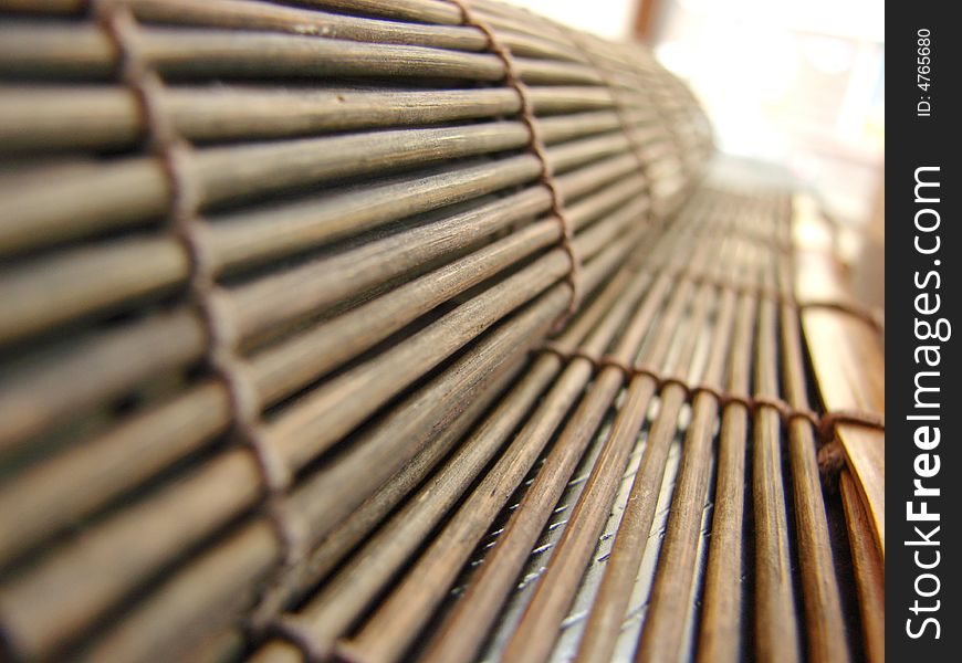 Wooden sticks surface at sushi restaurant bar. Wooden sticks surface at sushi restaurant bar