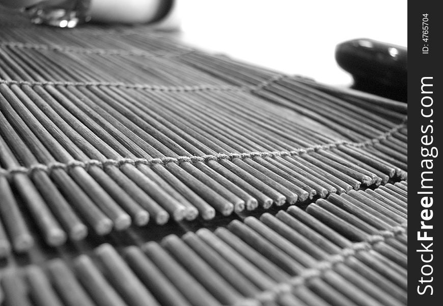 Wooden sticks surface at sushi restaurant bar. Wooden sticks surface at sushi restaurant bar