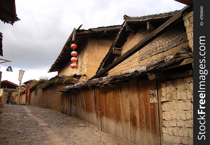 North of yunnan provence,china. altiplano traditional sideway