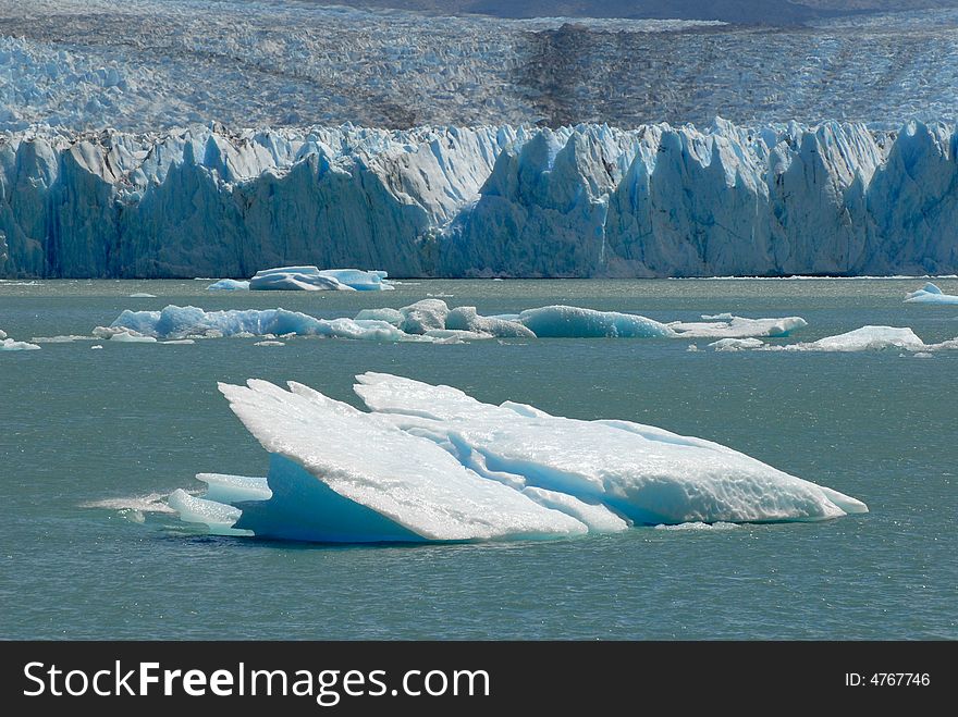 The Upsala Glacier In Patagonia, Argentina.