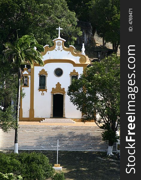 A small church or chapel in Fernando de Noronha - Brazil. A small church or chapel in Fernando de Noronha - Brazil.