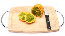 Kiwano Or African Horned Melon Stock Image Kiwano Or African Horned Melon Stock Image