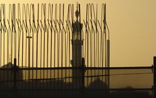 United Arab Emirates: Dubai; View Of A Minaret Stock Images United Arab Emirates: Dubai; View Of A Minaret Stock Images