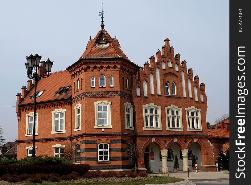 The old building - town hall.