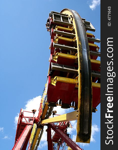 The big swing in park of attractions