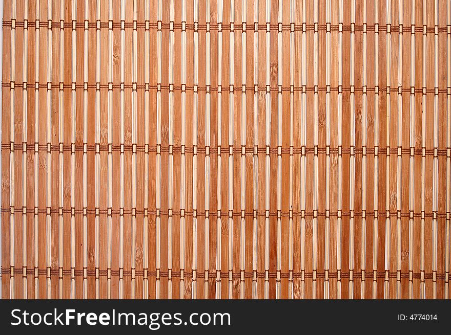 Light brown bamboo textured background. Light brown bamboo textured background