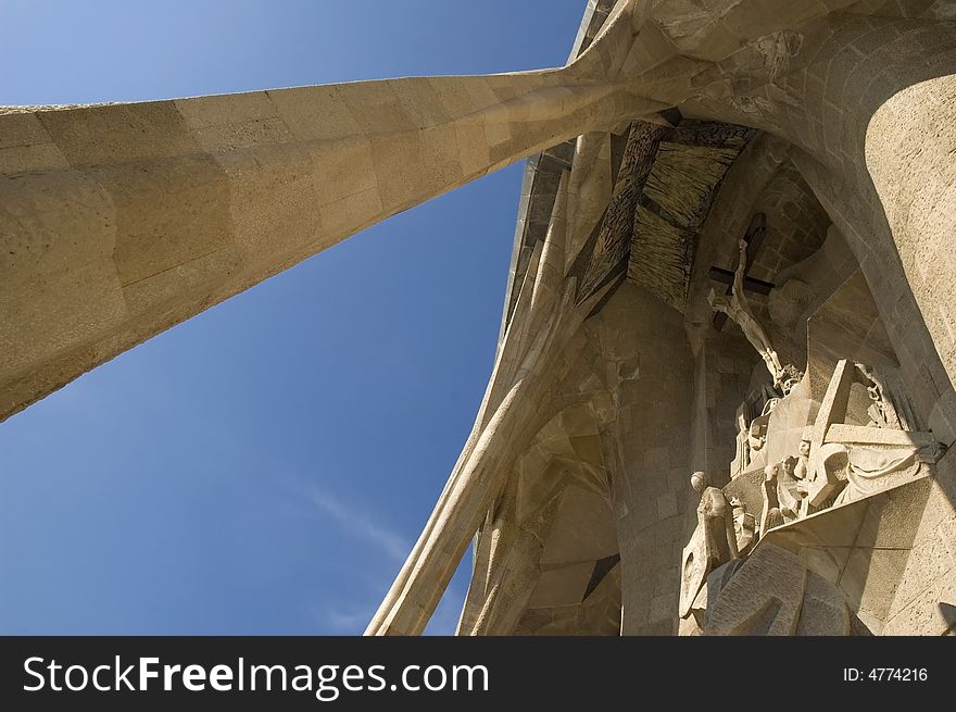 Details Of Sagrada Familia In Barcelona