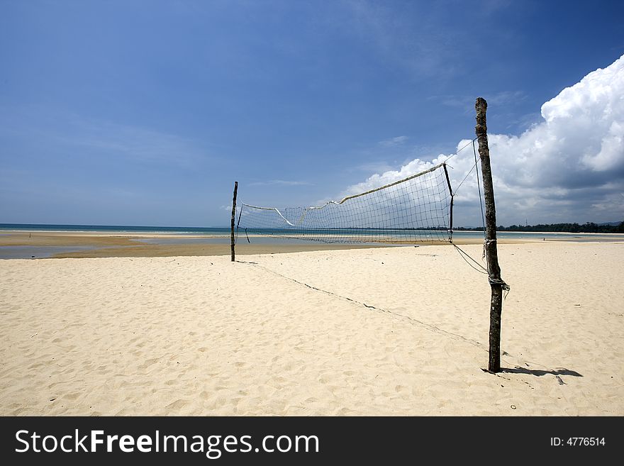 Photo of Beach Volleyball Net