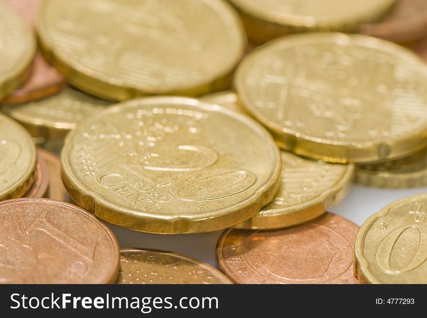 Euro coins