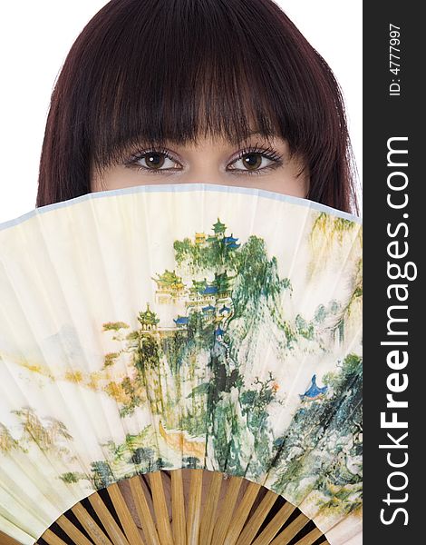 Young Woman With Fan