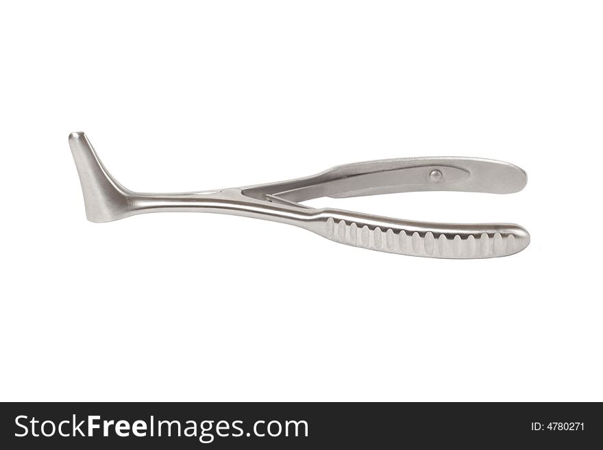 Medical tool on white background. Isolated