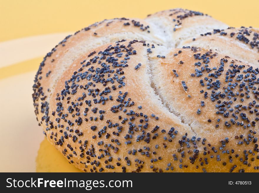 Close up of Bread on a plate