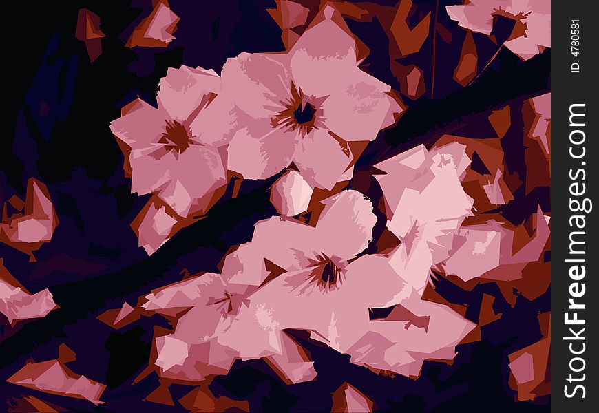 Vector flowers