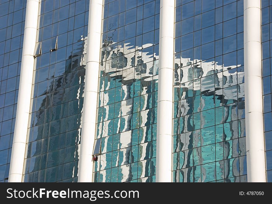 Skyscraper Window Reflections