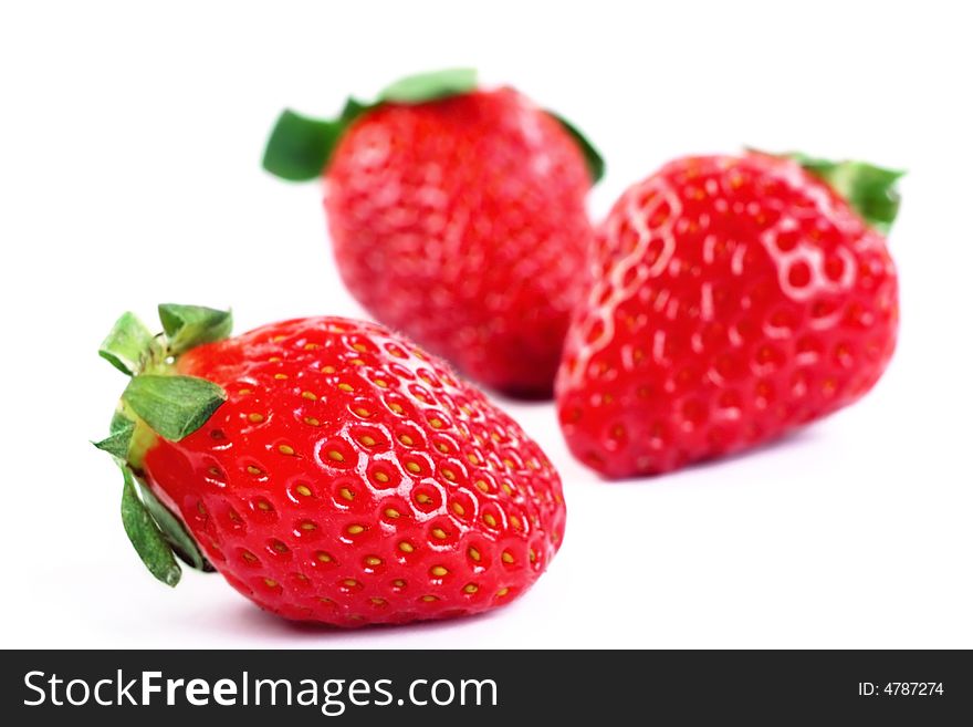 Isolated Fruits - Strawberries