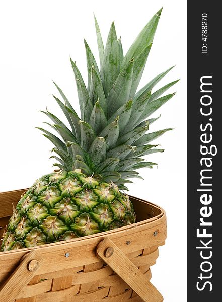 Pineapple In Basket
